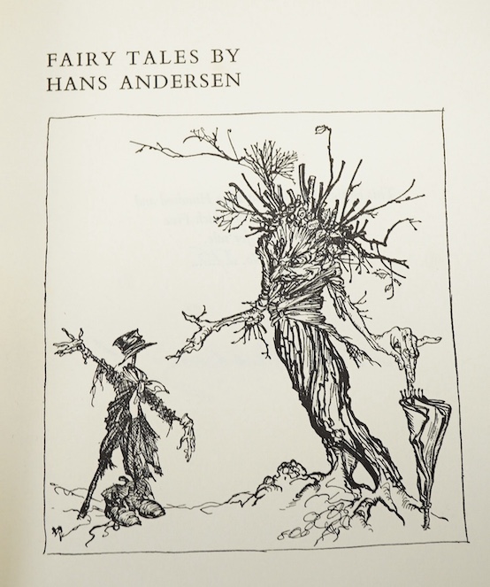 Rackham, Arthur - The Fairy Tales of the Brothers Grimm, one of 525, with 12 tipped-in colour plates, signed, George G. Harrup, London, 1932